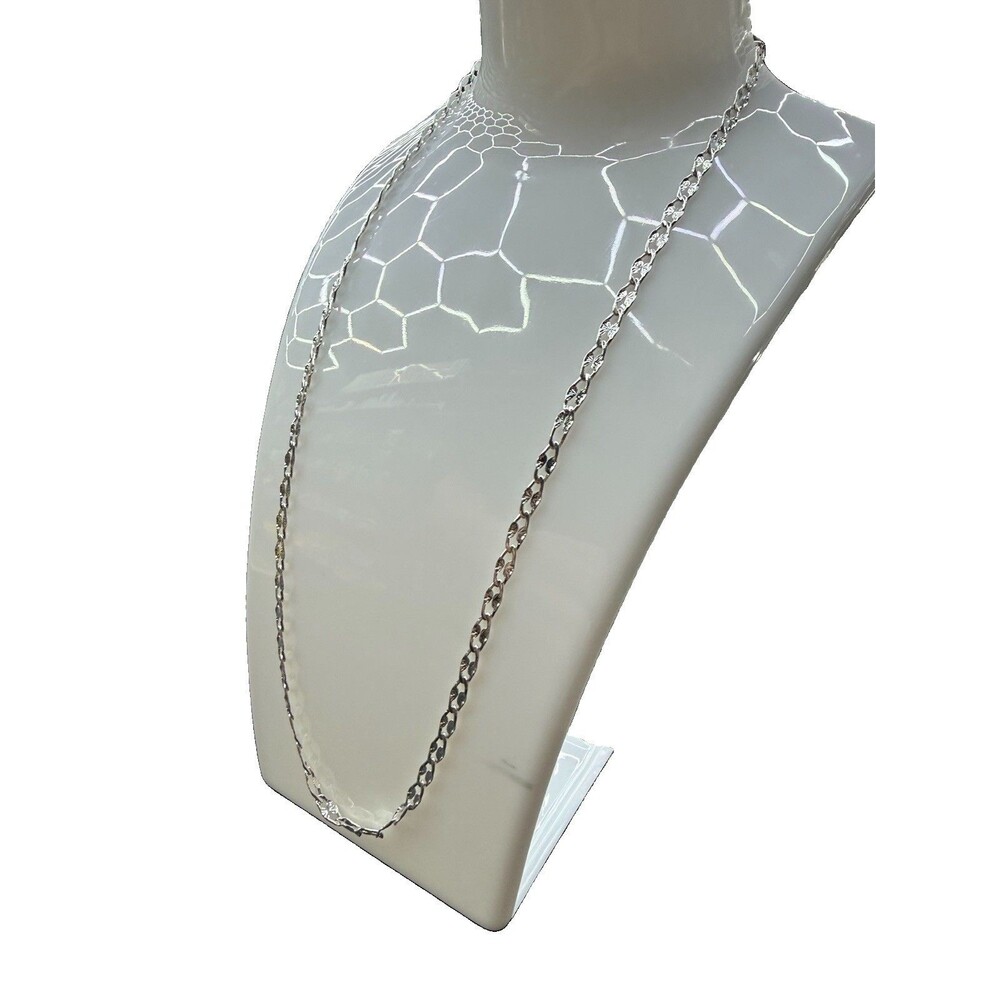 925 Silver Franco Link Chain 20” 4mm 7 Grams
